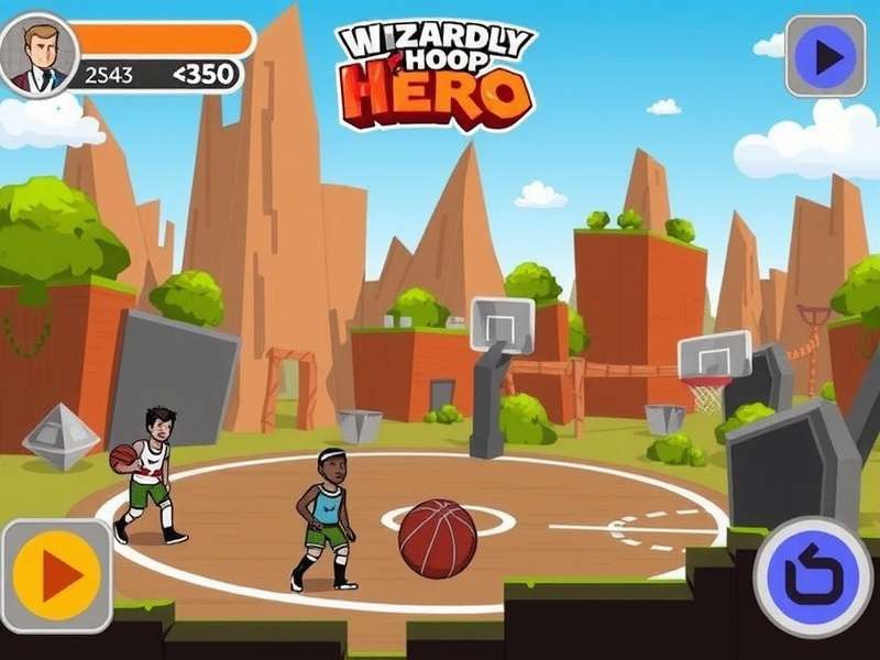 Wizardly Hoop Hero gameplay screenshot